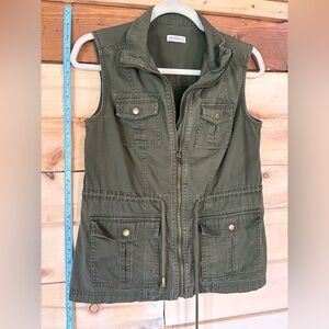 Merona Olive Green Utility Vest